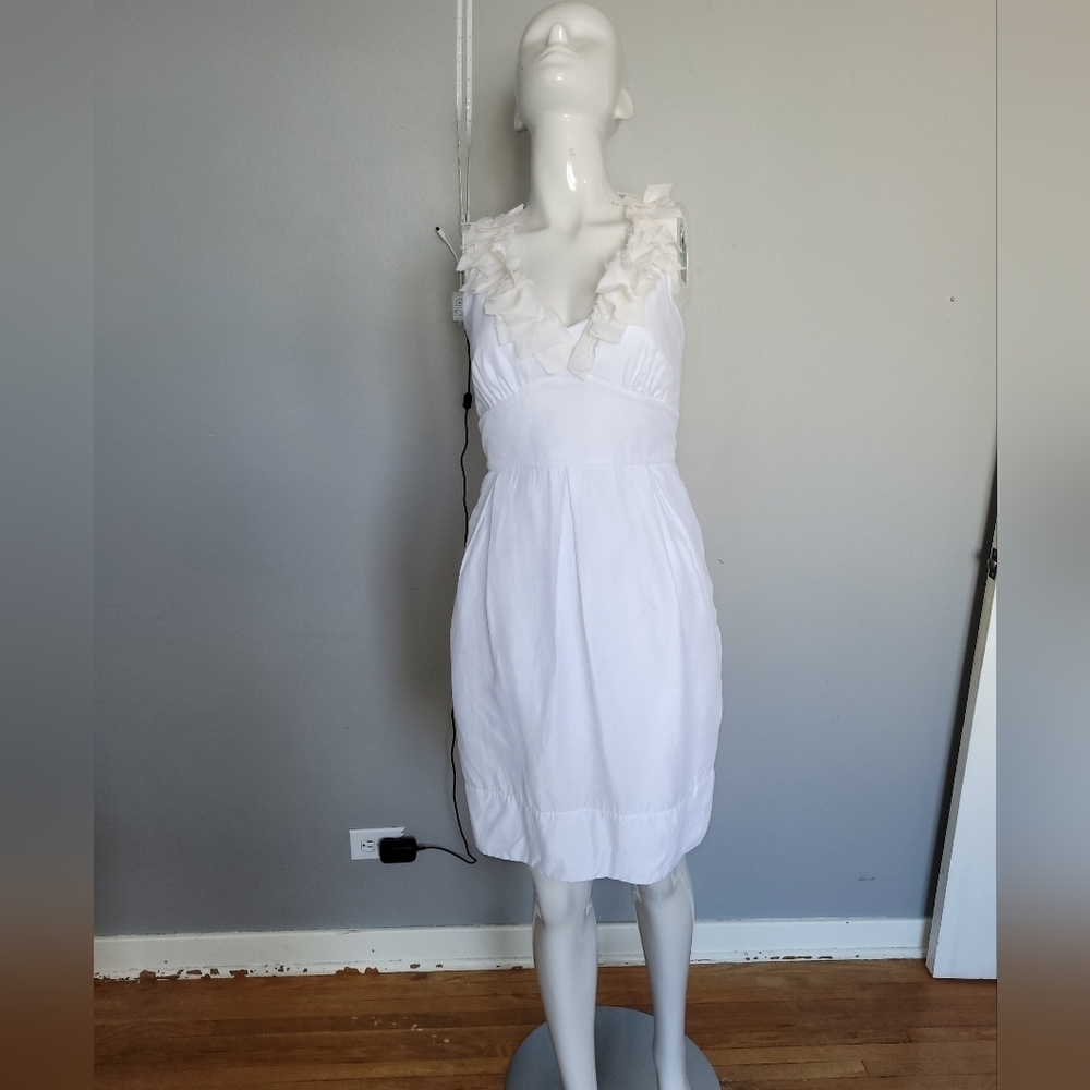 BCBG Kerry Ruffle VNeck Mini, VGUC, Size 10
